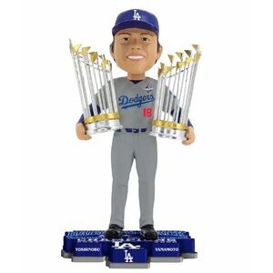 Yoshinobu Yamamoto (Dodgers) 2025 WS Back to Back Champs Bobblehead